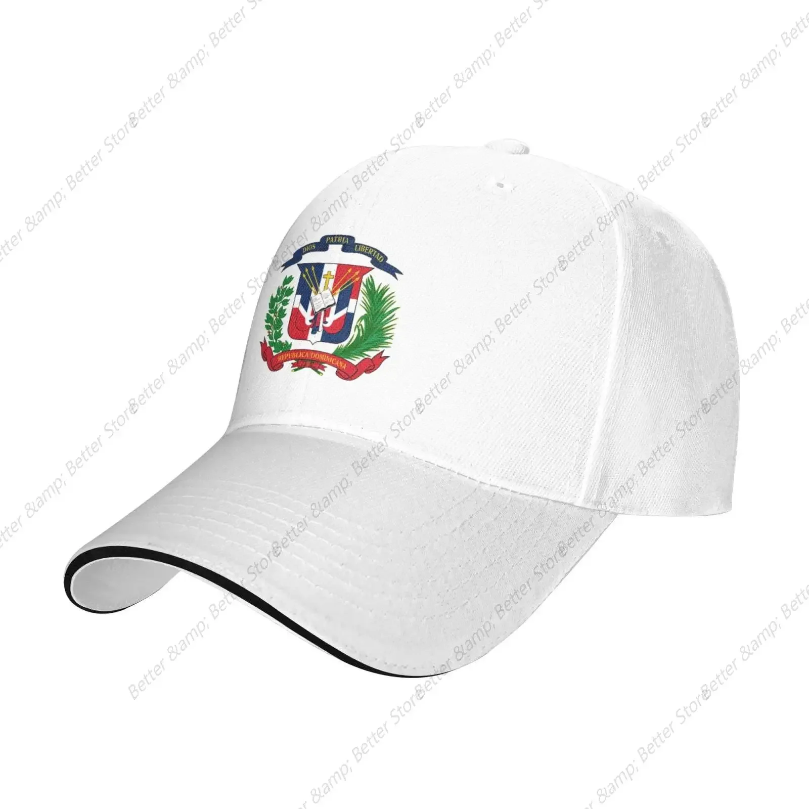 

Coat of Arms of The Dominican Republic Baseball Cap Men and Women Outdoor Sports Duck Tongue Hat