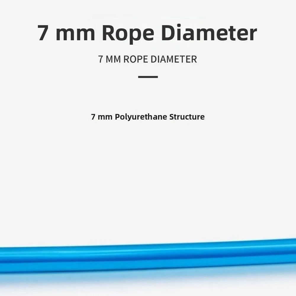 High Quality 6/7/8/9/10ft Surfboard Leash Blue Diameter 7mm Paddle Board Straight Rope Paddle Boards Rope for Surfboards