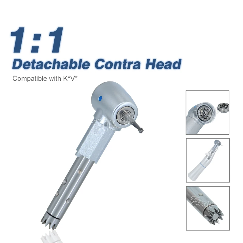 

Dental Contra Angle Head Push Button Intra Head FG CA Against Dental Angle Head for KaVo Inner Water Spray Contra Angulo