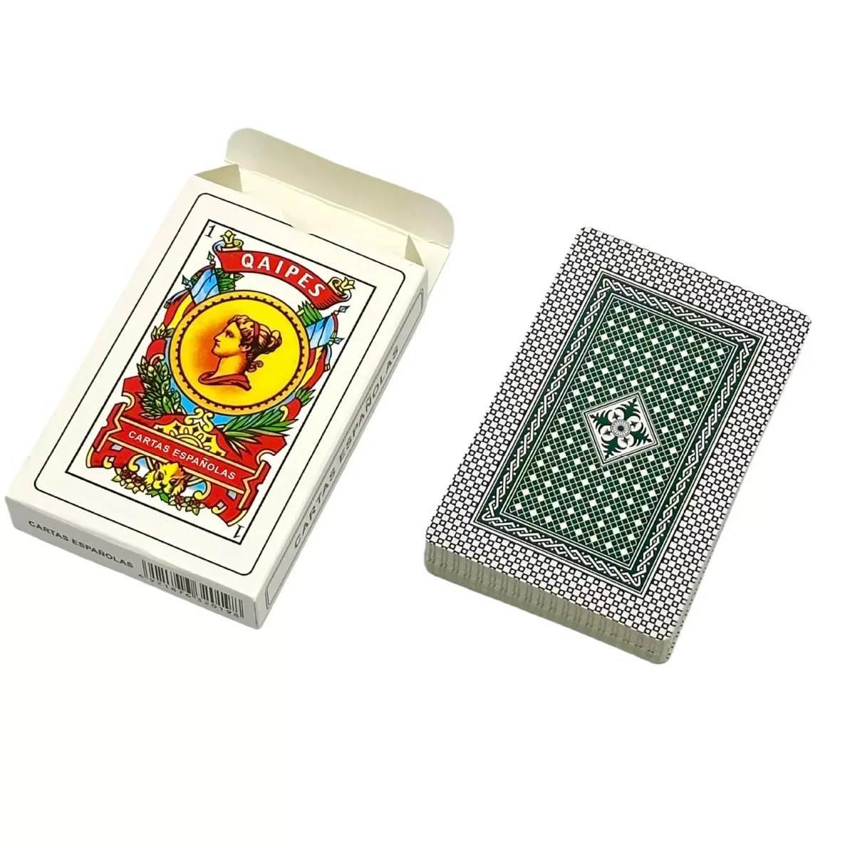 1Set/2Set Vintage QAIPES Spanish Paper Poker.Original Spanish Playing Cards Mexican Card Games , Desk of Cards for Party