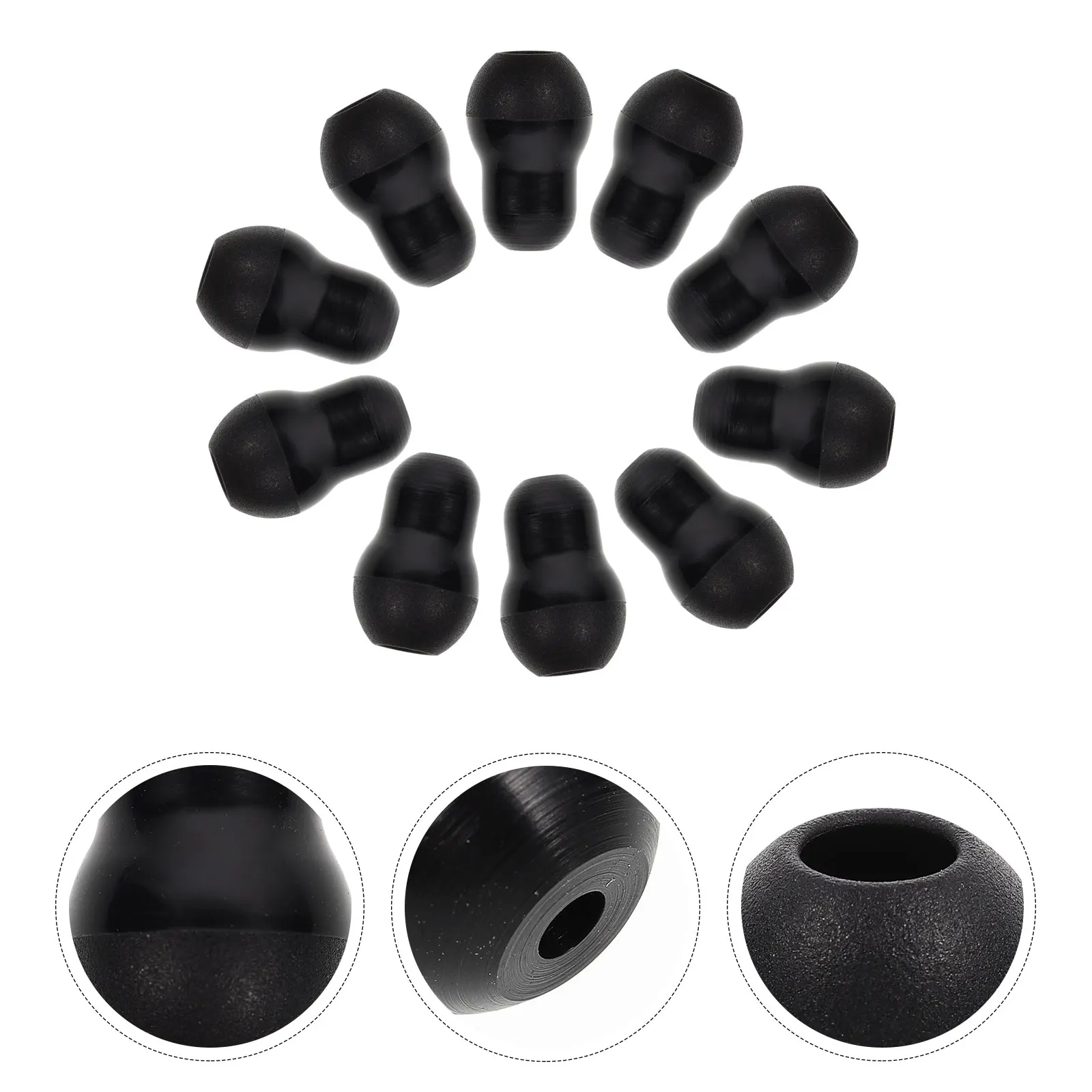 

10 Pieces Silicone Stethoscope Earphone Ear Pads Soft Comfortable for 6mm Earphone Clinic Hospital Accessories