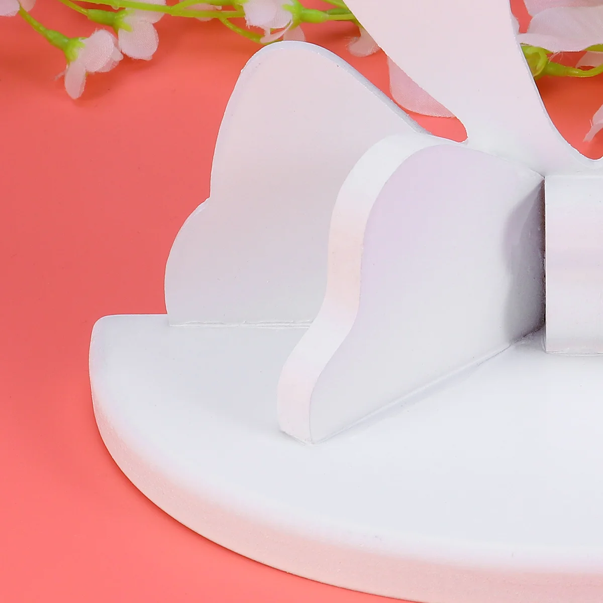 Estantes flotantes para guardería, estante de almacenamiento de mariposas, montaje en pared, soporte semicircular blanco, estantería giratoria