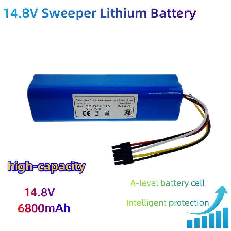 

New 14.8V 6800mAh Li-ion Battery For CECOTEC CONGA 4090 4490 4690 4590Robot Vacuum Cleaner