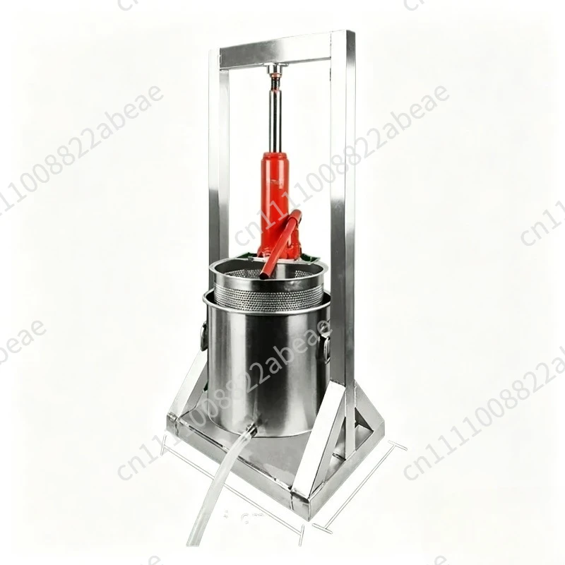 Grape Press Commercial Stainless Steel Fruit Crusher Household Juicing Distillers Leaf Press Juice Residue Separation Vegetables