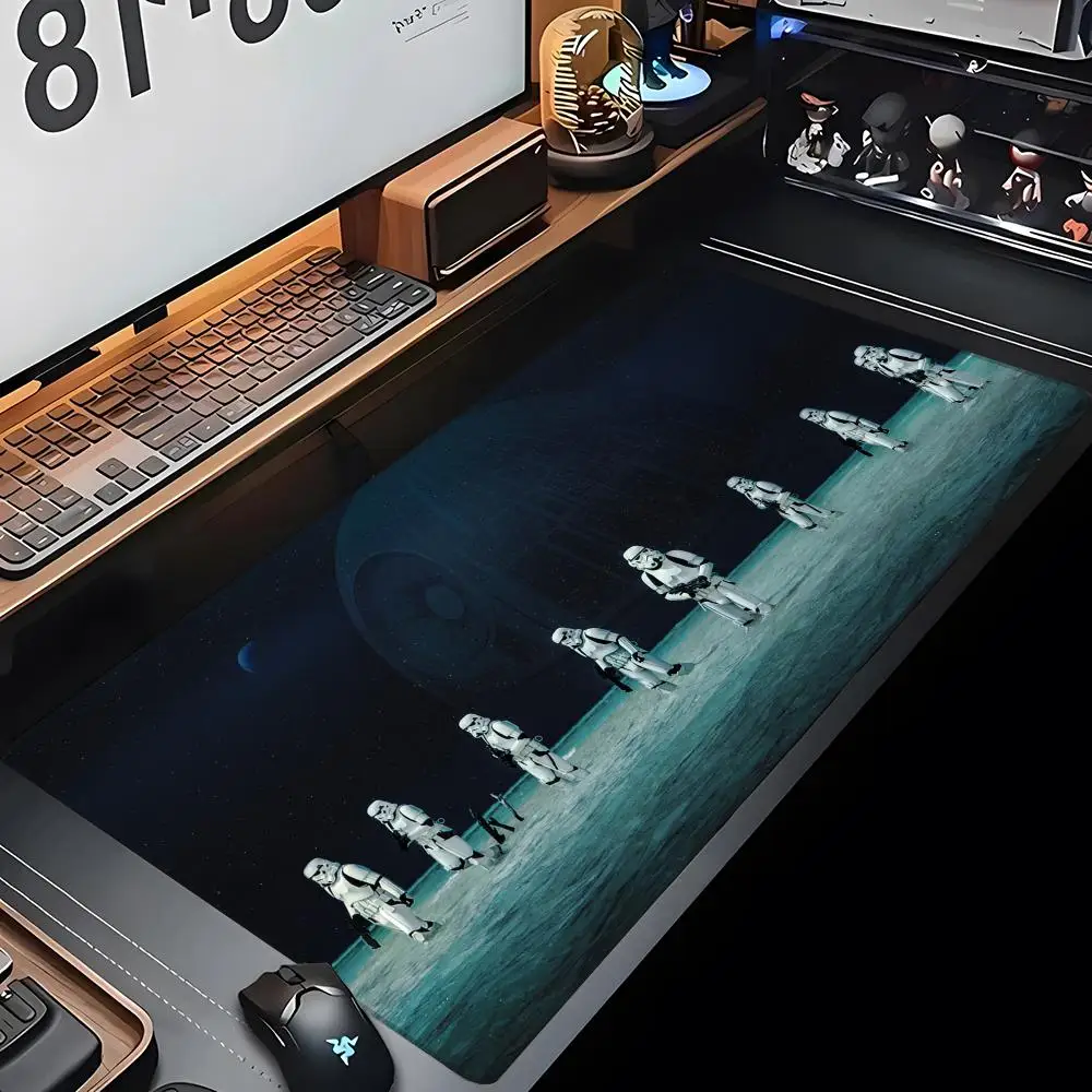 

MINISO-Retro Planet Classic Movie Коврик для мыши Игровой коврик для мыши Абстрактный большой коврик для мыши 900x400x5 мм Gamer XXL Mause Ковер ПК Стол