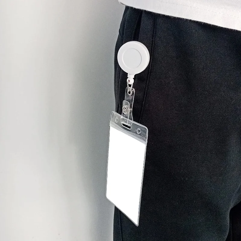 1pcs Waterproof Transparent Card Holder Plastic Id Card Badge Holders Case To Protect Credit Cards Card Protector Cardholder