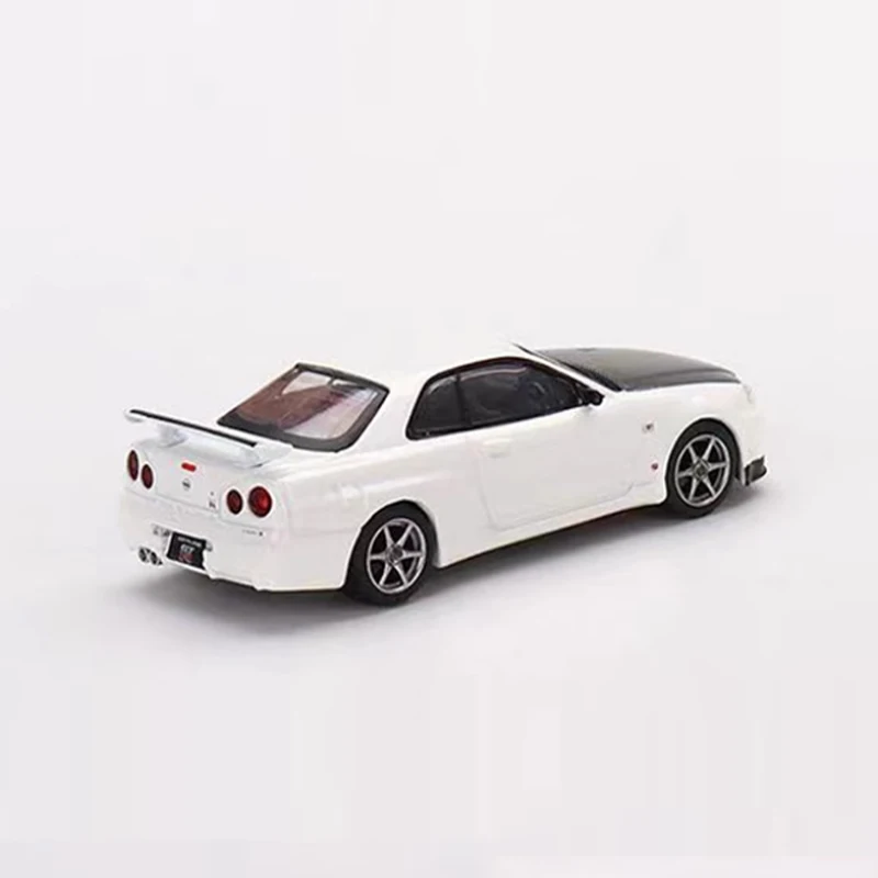 دييكاست الأصلي 1:64 مقياس GT-R (R34) سبيكة نموذج محاكاة الديكور الهوايات الهدايا التذكارية جمع عرض ثابت #3