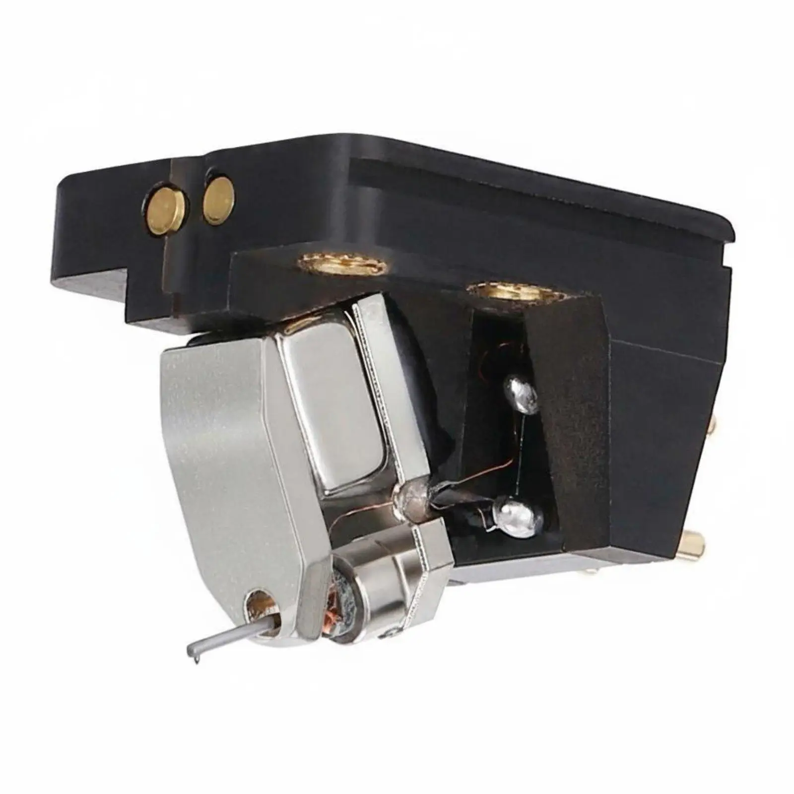 Moving coil phonograph head, stereo sound, high output power,