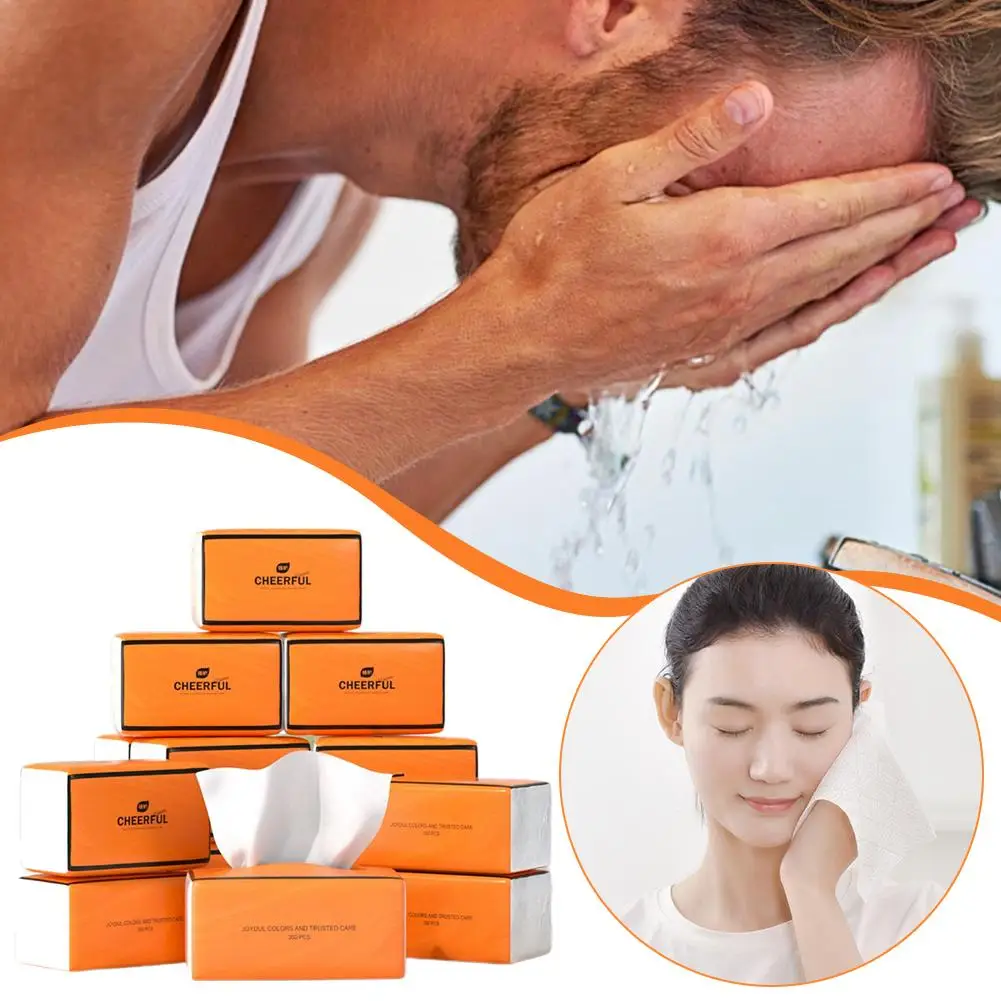 12 عبوة مناديل مبللة للوجه مكونة من 4 طبقات من الورق السميك عالي الامتصاص ومقاوم للتمزق ومناديل ورقية للوجه لب الخشب عالي النقاء #4