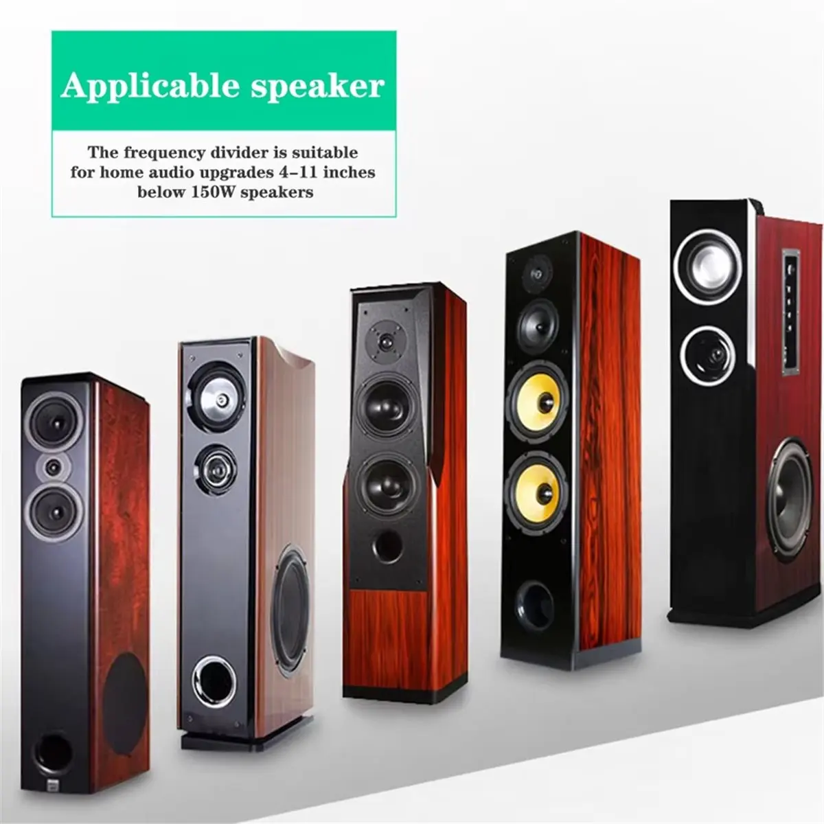 NEW DT85-150W 3 Way HiFi Speaker Frequency Divider Audio Crossover Filter Treble-Alto- Frequency Divider