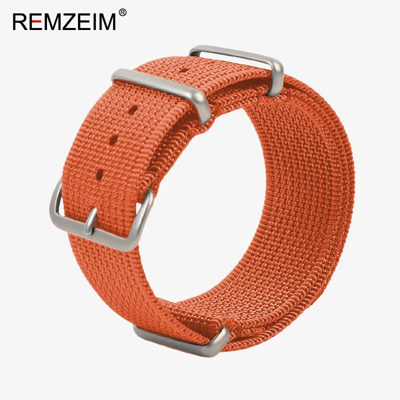 Hochwertiges Nylon-Uhrenarmband, braun, grün, schwarz, Band, Militär, lässig, Armband, Armee, Sport, Armband, Ersatzgürtel – Detail 15