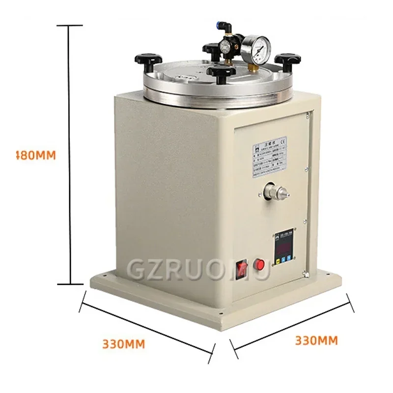 آلة حقن الشمع الخاصة لصب المجوهرات مطابقة قالب مطاطي مربع أداة صنع الشمع مع فوهة #5