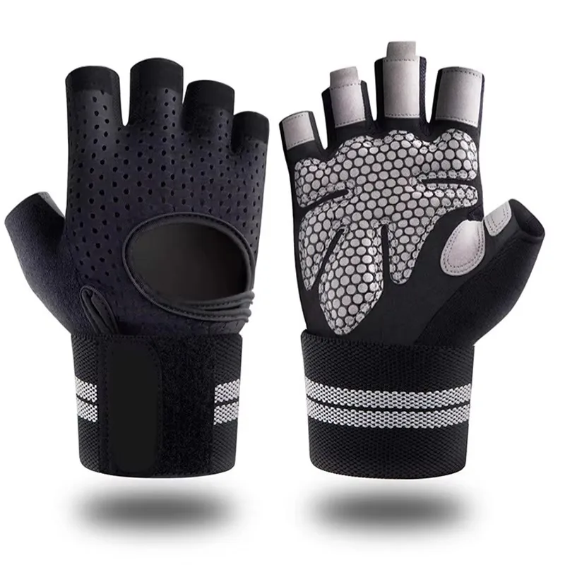 Sports Outdoor Half Finger Fitness Weightlifting Gloves Men's and Women's Fitness Gloves