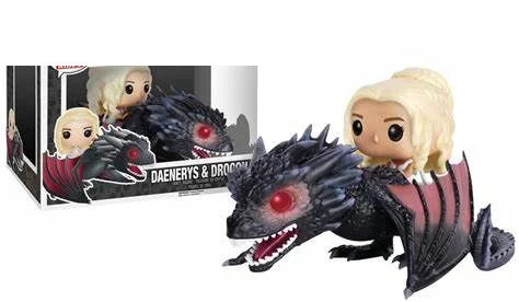 Funko Pop A Song Of Ice And Game Fire Of Thrones Drogon Rhaegal Viserion  Vinyl Action Figures Model Toys Collection For Gifts - Action Figures - ...