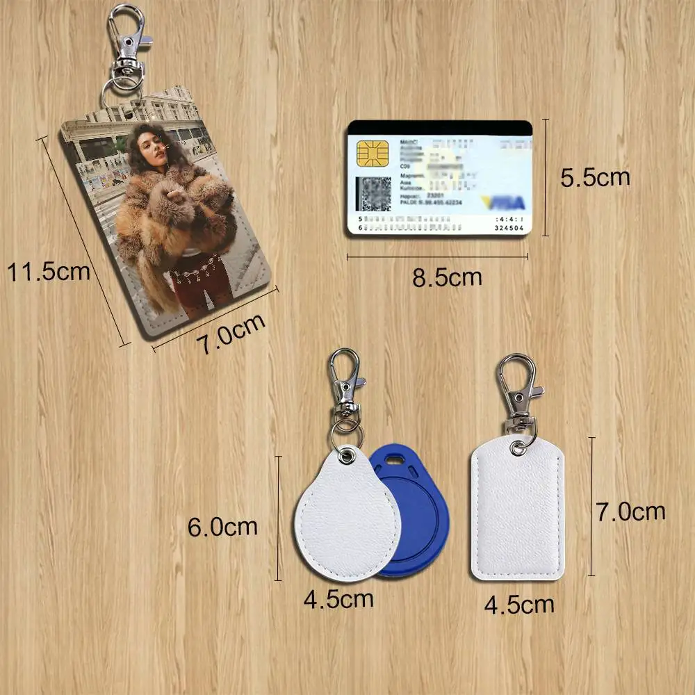Man I Need Olivia Dean Card Holder With Keychain Executive Protection For Bank Credit Subway Bus Case