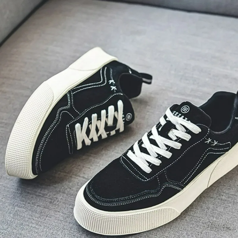 

Весенне-осенние новые мужские кроссовки с низкой посадкой, дышащая мужская обувь для доски, повседневная обувь, уличная мужская противоскользящая обувь для бега, мужская обувь