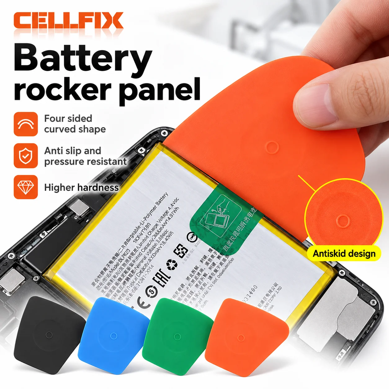 Plastic Pry Card Battery Removal Tool Non-Slip Opening Pick For Phone Pad LCD Screen Back Cover Disassembly Repair