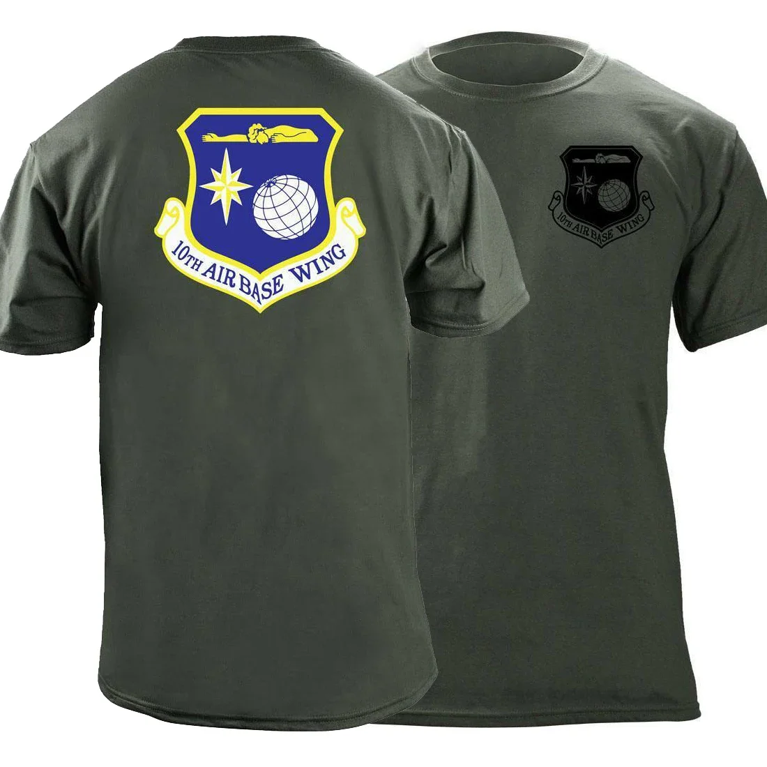 10th Air Base Veteran Patch T-Shirt 100% Cotton O-Neck Summer Short Sleeve Casual Mens T-shirt Size S-3XL