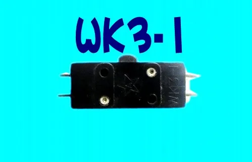 WK3-1 Micro Limit Switch Push Button Switch High Quality Silver Contacts 3A 250VAC 6A 125VAC