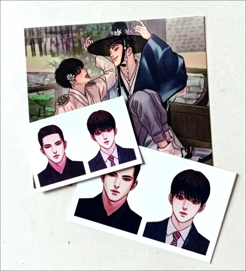 Korea Anime Photo Bookmark Painter of The Night 1 Inch 2 Inch Photo Childrens Stationery Student Seung-ho Yeo Baek Nakyum