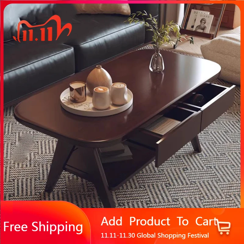 

Украшение для хранения Журнальный столик Современный деревянный приставной столик для гостиной Дизайнерская стоячая мебель для салона Mesas Bajas