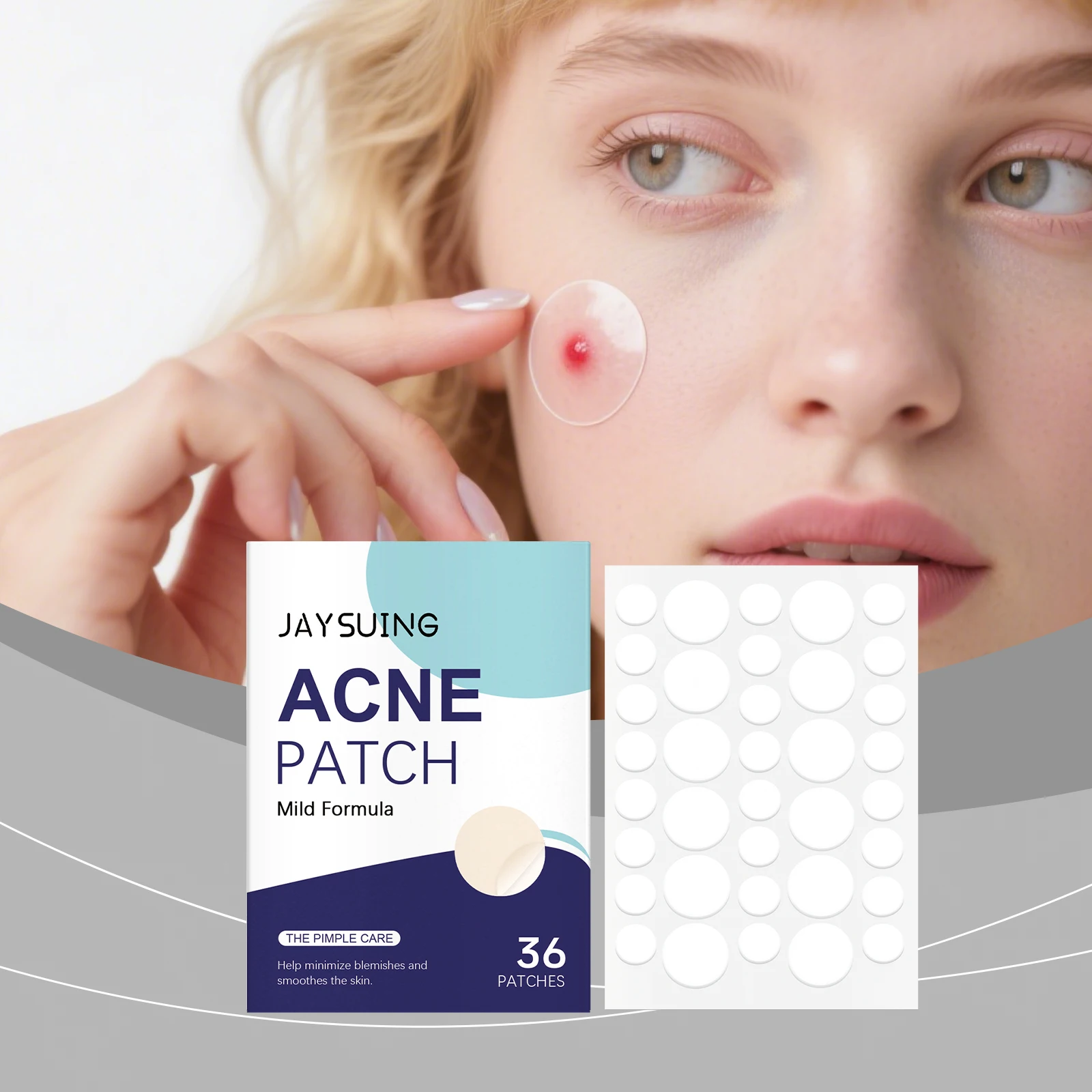 

36pcs Hydrocolloid acne patches, facial acne patches, concealer acne patches, and pimples patches, ultra-thin.