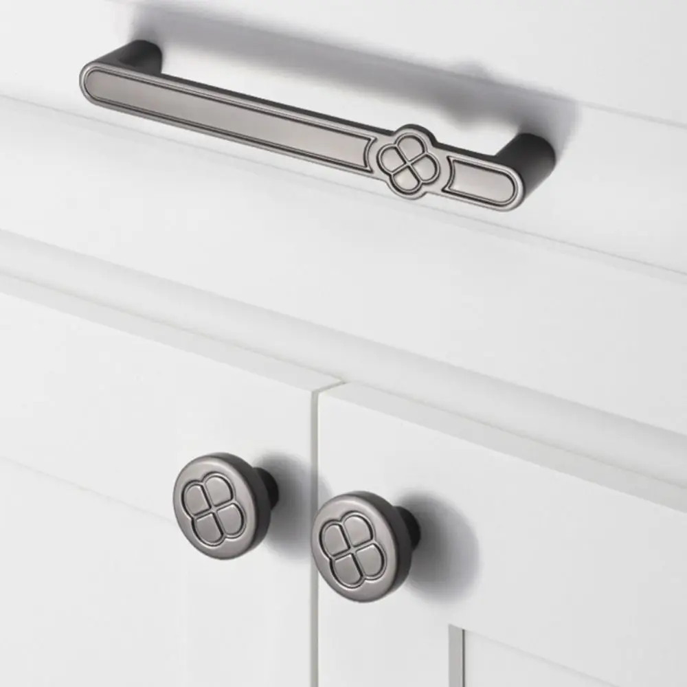 الذهب النمط الصيني مقابض للخزانة سبائك الزنك الفاخرة سبائك الزنك درج يسحب ثقب واحد جديد النمط الصيني الأجهزة الشرقية #2