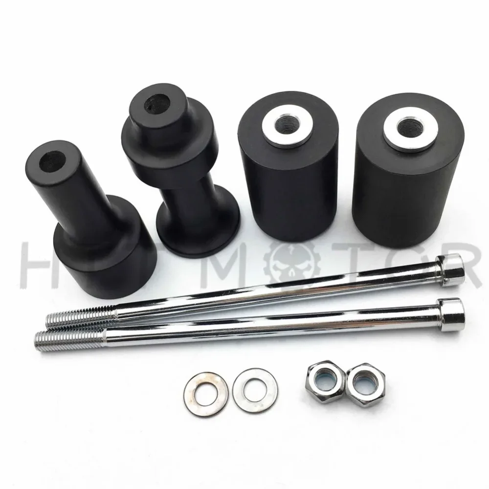 No Cut Frame Sliders Protector for Kawasaki 2003-2006 ZX6R ZX-6R ZX6RR 2004 2005 Black Aftermarket Motorcycle Parts