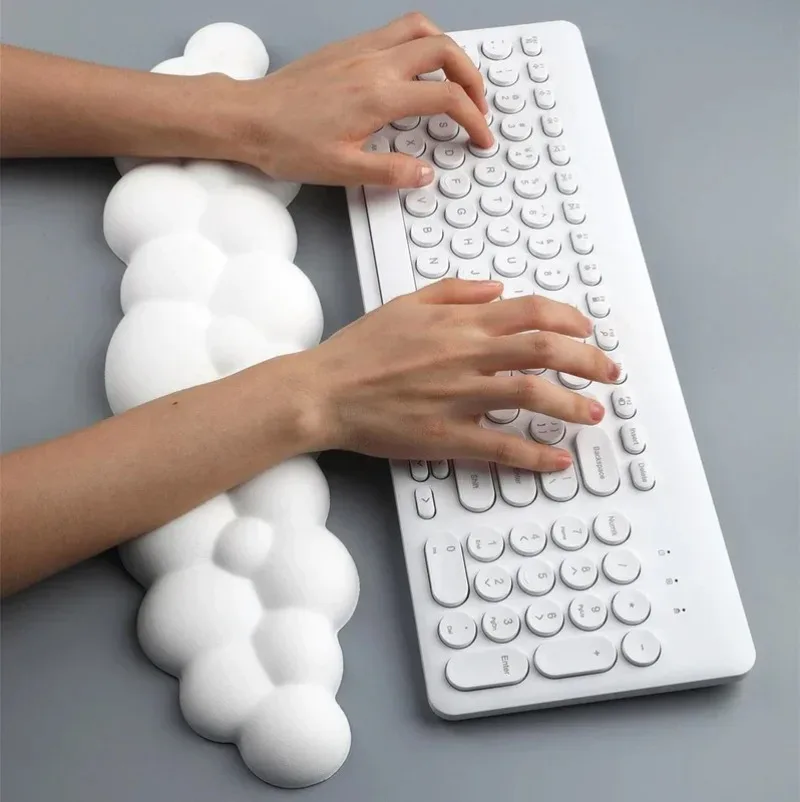 Ergonomic Mouse Pad with Wrist Rest Keyboard Cloud Anti-Slip Desktop Office Gamer Mouse Wrist Rest
