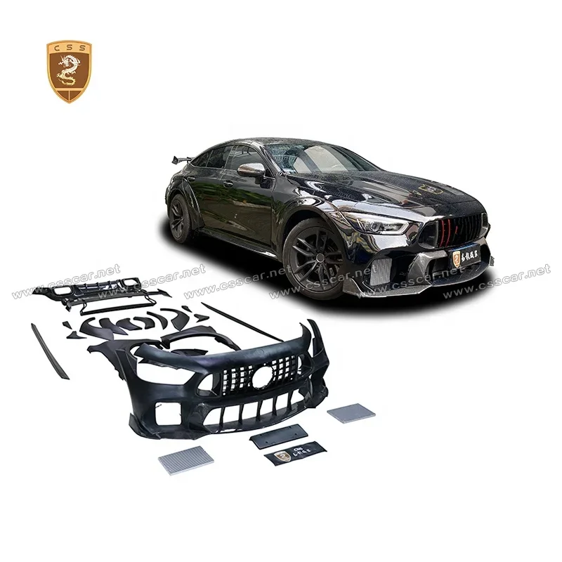 B Style Carbon Fiber Car Bumpers Fender Rocket G900 Body Kit For Mercedes Bens Amg Gt50 Gt53 Gt63