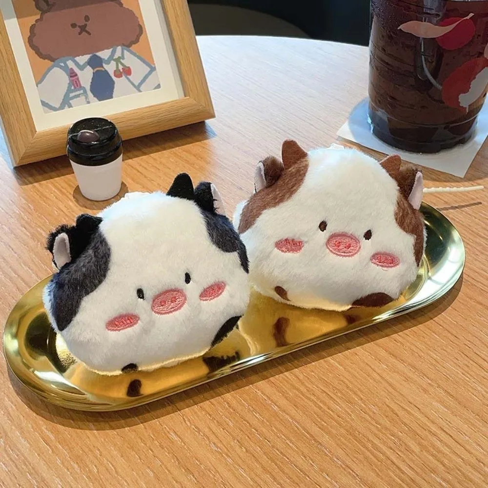 

Key Bag Cow Plush Earphone Bag Bag Pendant Raccoon Plush Coin Purse Animal Cute Plush Wallet Pendant Change Storage