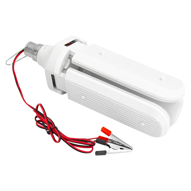 POWERMASTER PM-14613 60W battery tongs 12 VOLT 3 sleeve propeller LED bulb white