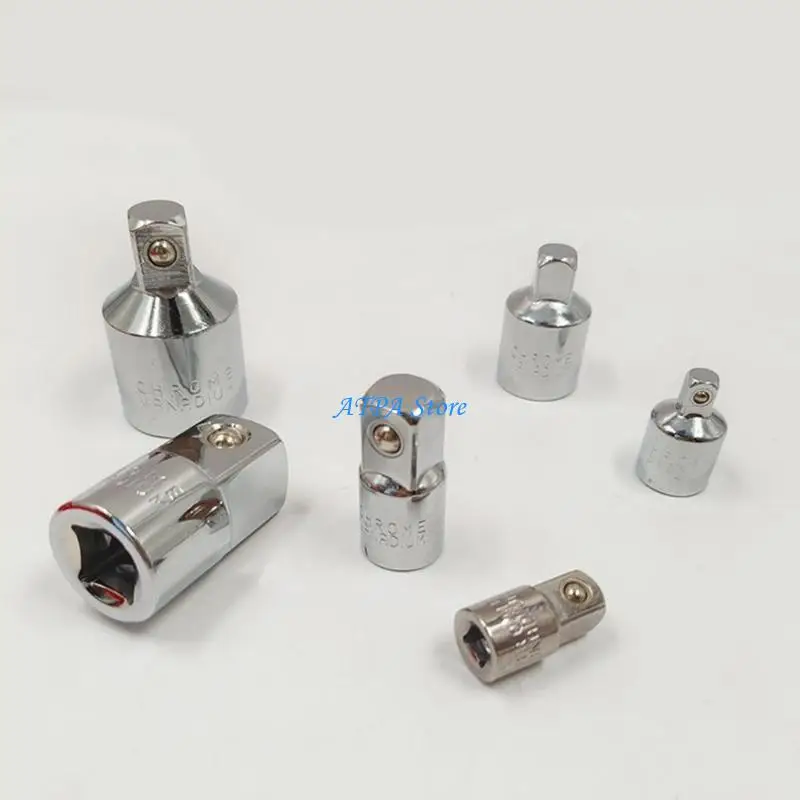 U13C 6 sztuk/zestaw 1/4 3/8 3/4 cala Adapter gniazda rozszerzenie konwersja i zestaw reduktorów klucz grzechotkowy głowica