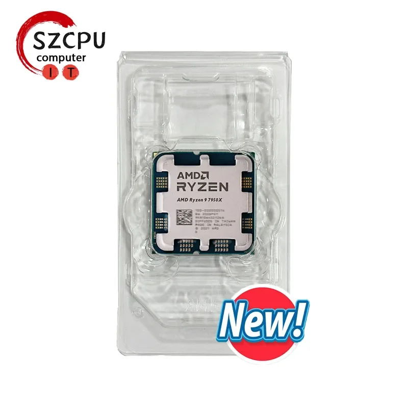 AMD New Ryzen 9 7950X R9 7950X 4.5 GHz 5NM L3=64M 100-000000514 Socket AM5  but without cooler