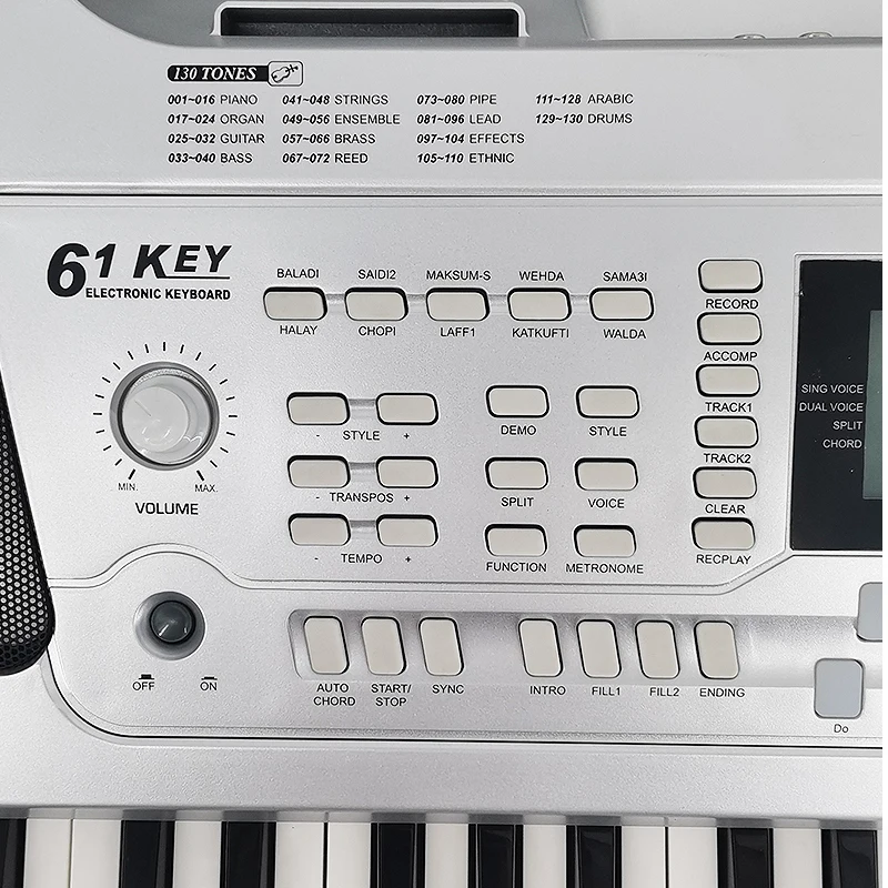 61 مفتاحًا من أورينت تاتش، بيانو رقمي، لوحة مفاتيح رقمية، أداة موسيقية، جهاز إلكتروني عربي متعدد الوظائف #5