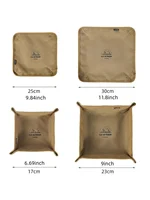 1pc Portable Camping Organizer Tray - Compact Home and Travel Storage Box for Clutter-Free Camping 3