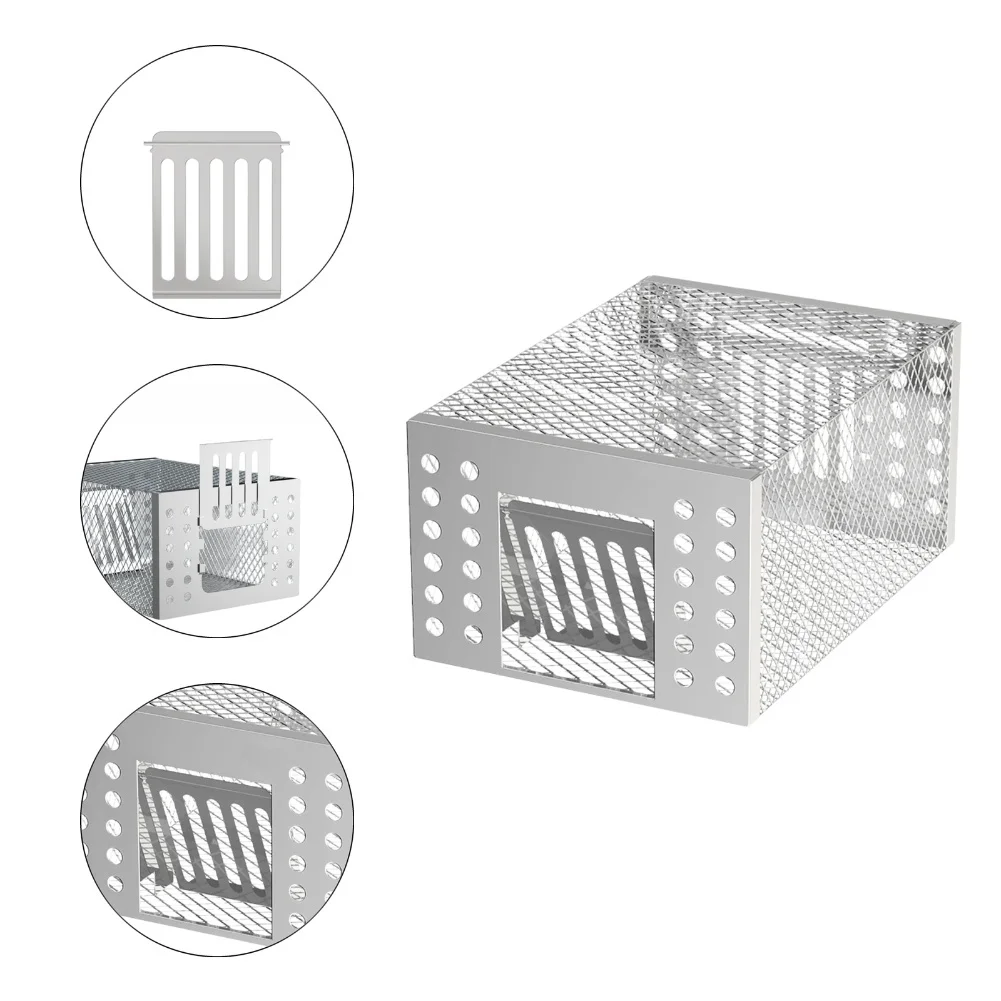 Automatic Rat Cage Trap Reusable Continuous MouseTrap Home Garden Rat Catcher For Indoor Home Use