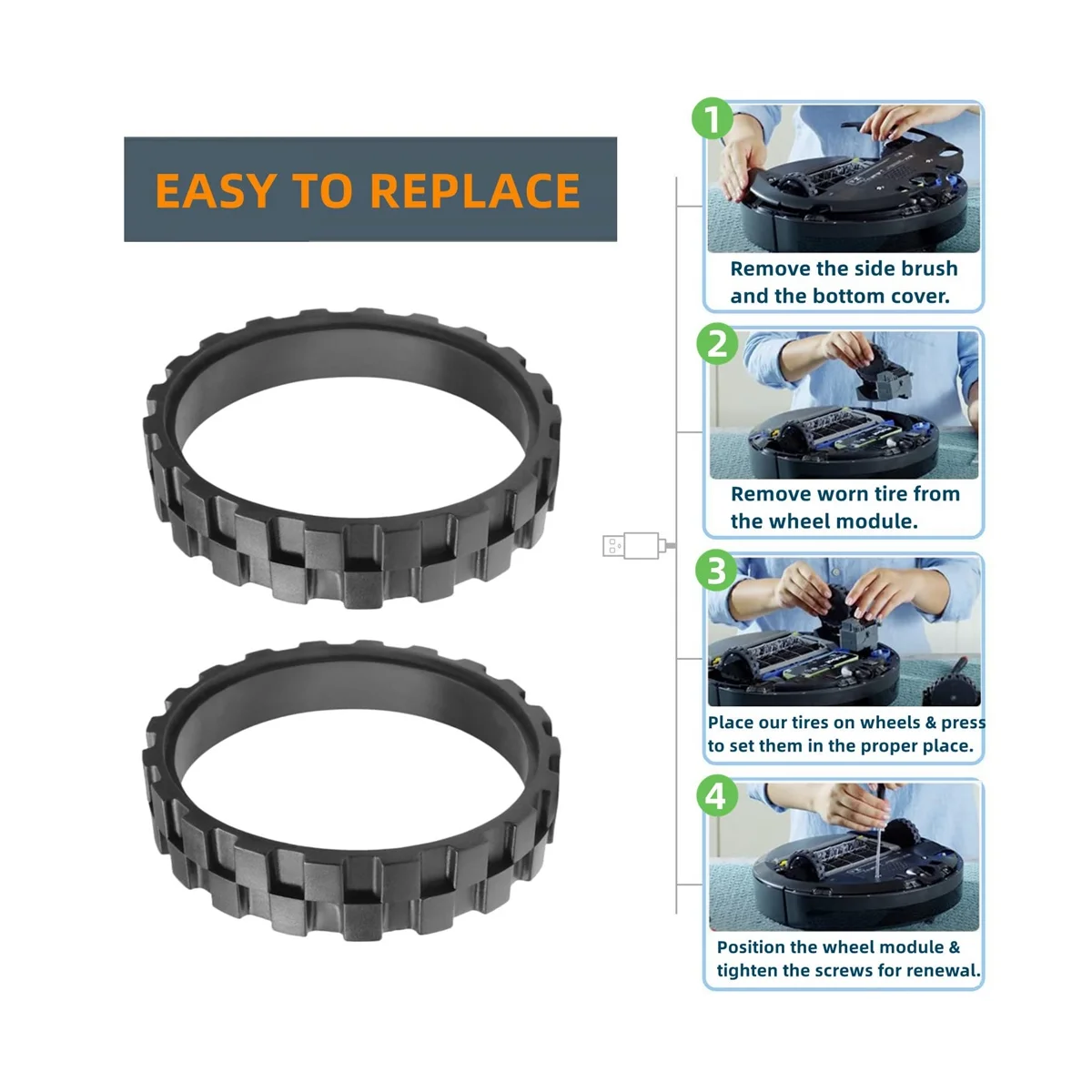 استبدال الإطارات ل فراغ ، 500 ، 600 ، 700 ، 800 ، 900 ، E5 ، E6 ، I7 سلسلة