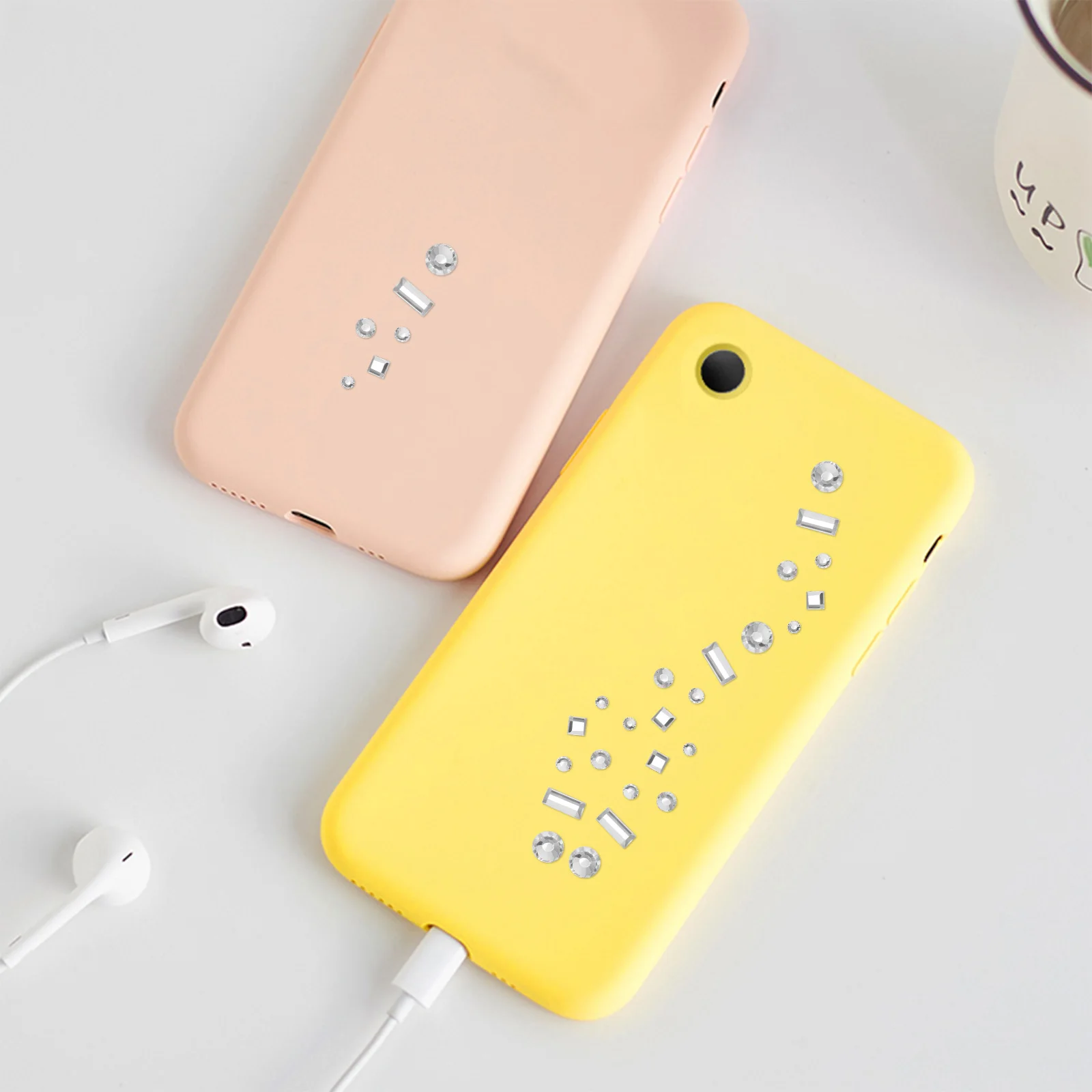 1 حقيبة مسطحة القاع مسمار ترصيع مختلطة الحفر مربع دائري دائم أنيق DIY بها بنفسك اكسسوارات لمسمار الفن الديكور عمليات تجميل الأظافر حلية #4