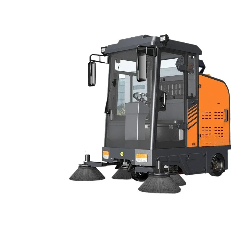 Sweeper driving automatic, fully enclosed electric sweeper for industrial and commercial property factory workshop