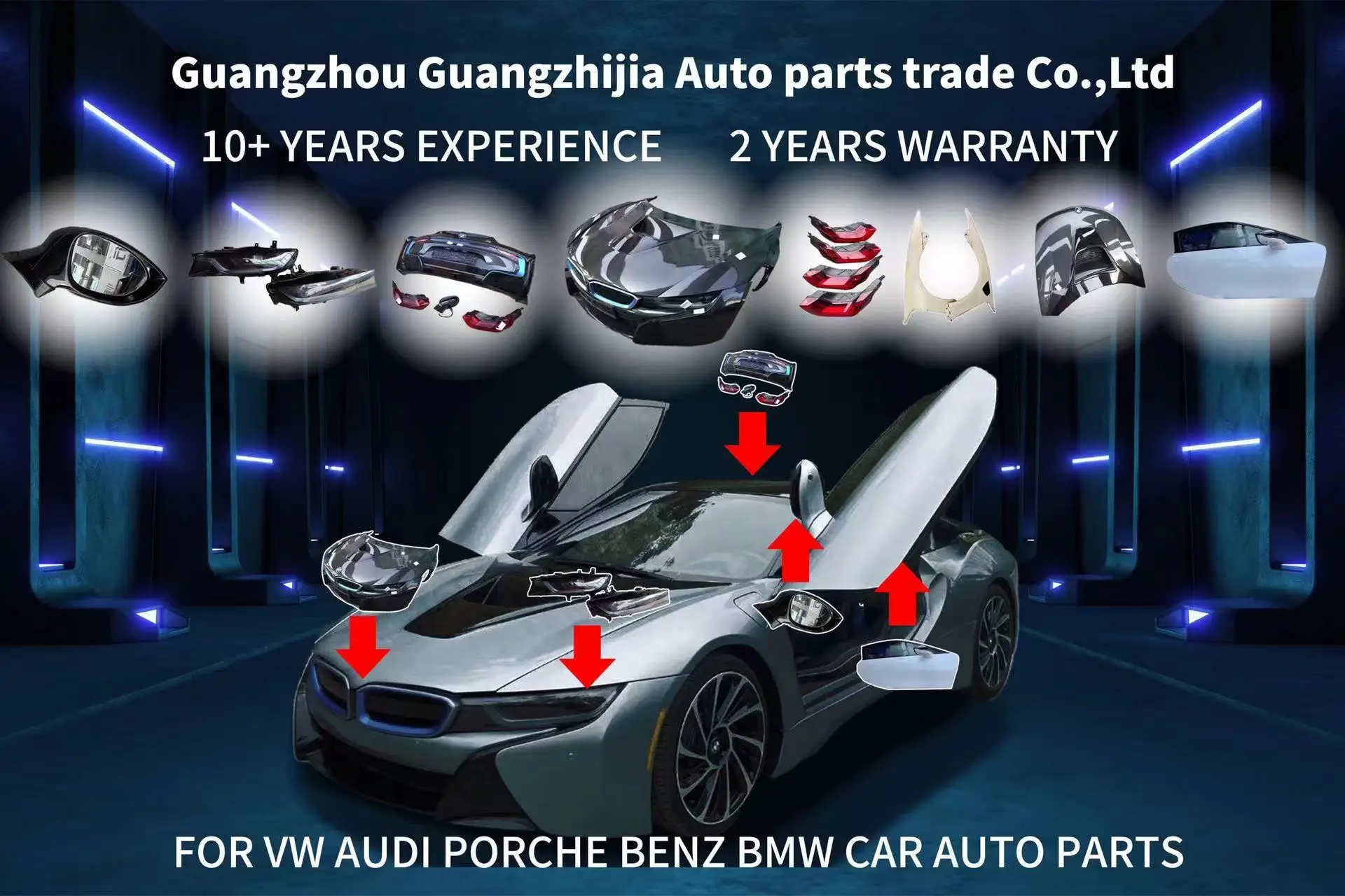 New Energy Vehicle Auto Body Systems Body Kit Parts Front Car Bumper for BYD E6 6