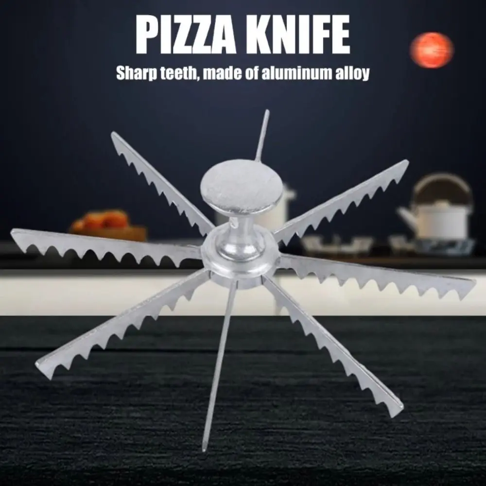 Cortador de roda de pizza, 5-12 fatias, formato de engrenagem, aderência confortável, ferramenta de corte de pizza, alça ergonômica, conveniente, criativo, fatiador de pizza