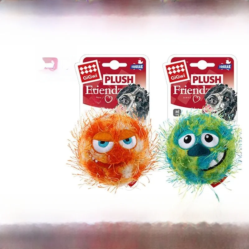 

Игрушка для собак GiGwi Plu: прыгающий, жевательный, звуковой мяч для снятия стресса и чистки зубов, издающий звуки, для игр с питомцами