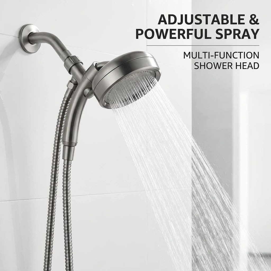 Dual Modes Oscillating Shower Head - One Device Endless Refreshment for Home Hygiene And Comfort image 6