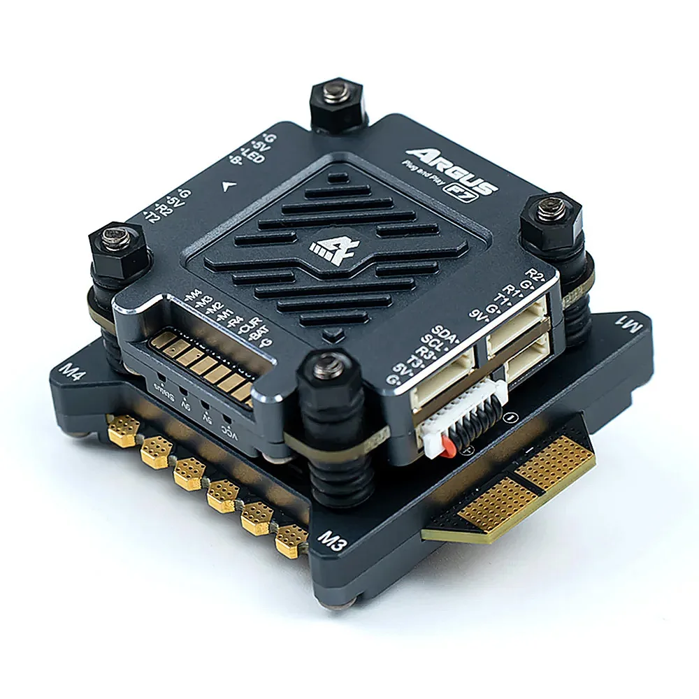 FyAxisflying Argus Pro 55A/ 65A & F7 STACK Dustproof and Waterproof IP54 Support X8 16MB Black box M3-30.5*30.5mm For RC FPV Dro