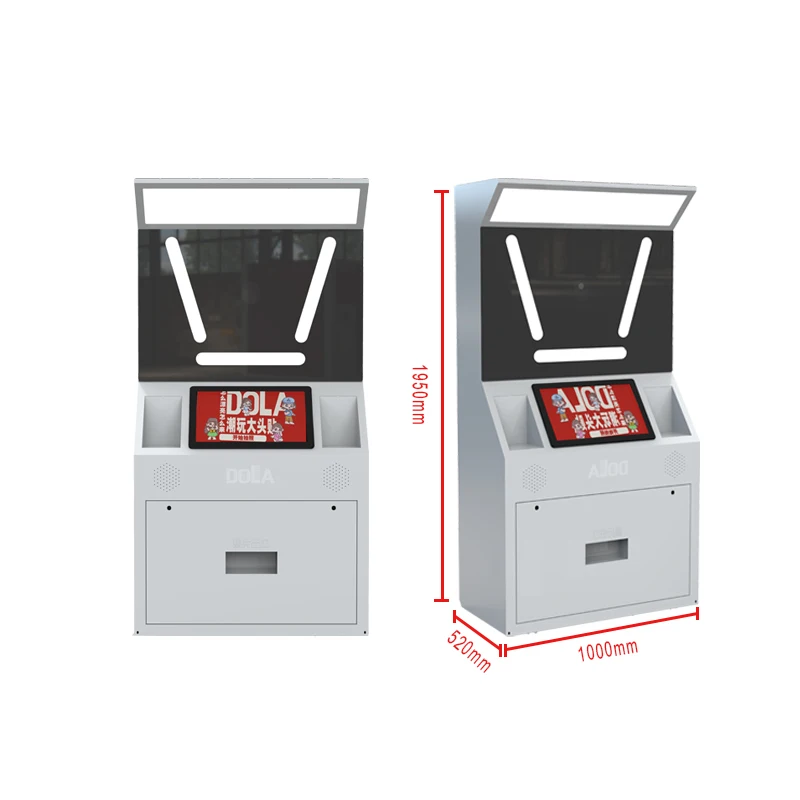 Smart Digital Station Magic Mirror Photo Booth with Printer and Coin Magazine