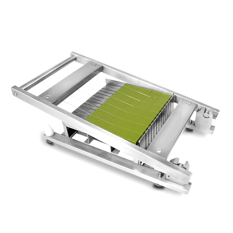 수동 초콜릿 커터, 30x30mm, 15x15mm 퍼지, 트러플 만들기, 베이킹 절단, 스테인레스 스틸 수동 절단 기계 도구