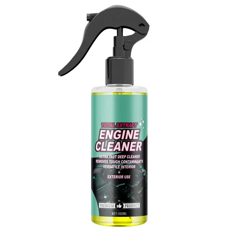 

Engine Cleaner Spray Multifunction Engine Cleaning Agent 100ml Professional Degreaser Spray Shine Protector & Detailer Car