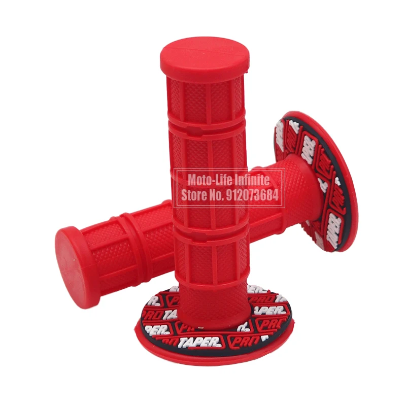 22/24mm Universele Motorbike Stuur Deel Stuur Grip Gel Remhendel Rubber Taper Motorcross Dirt Pit Bike