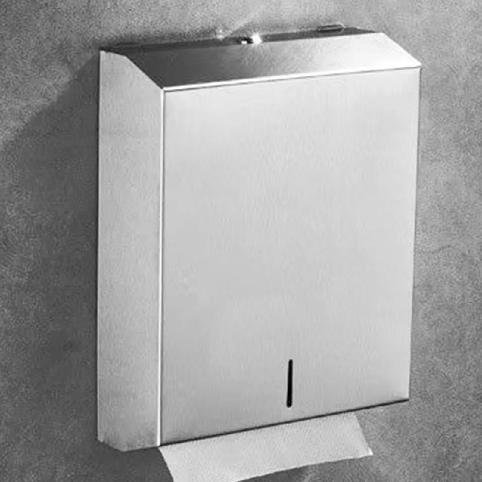 

ZK50 Wall Mounted Tissue Box Multifunctional Stylish Stainless Steel Tissue Box Holder for Kitchen Bathroom Garage Bk50 Sanding